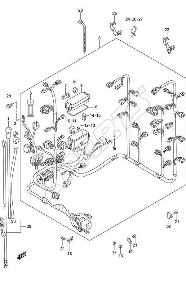 Harness til Suzuki motor
